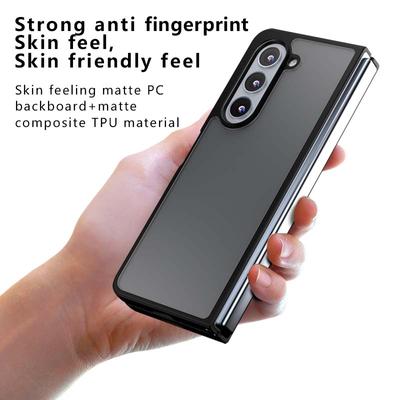 Для Samsung Galaxy Z Fold 6 5 4 Fold6 Fold5 Матовый против отпечатков пальцев Прозрачный противоударный чехол из ТПУ с защитой от падений Не желтеющая задняя крышка Защитная оболочка