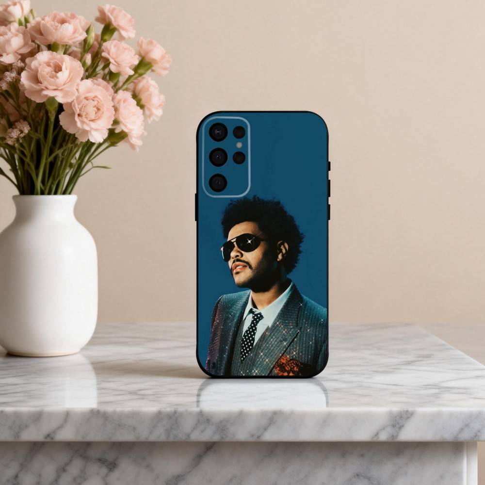 Чехол для телефона T-The-E Talented W-Weeknd-D для Samsung S25,24,23,22,30,21,10,9,Ultra,Plus,Lite,FE,4,5 G Мягкий черный чехол