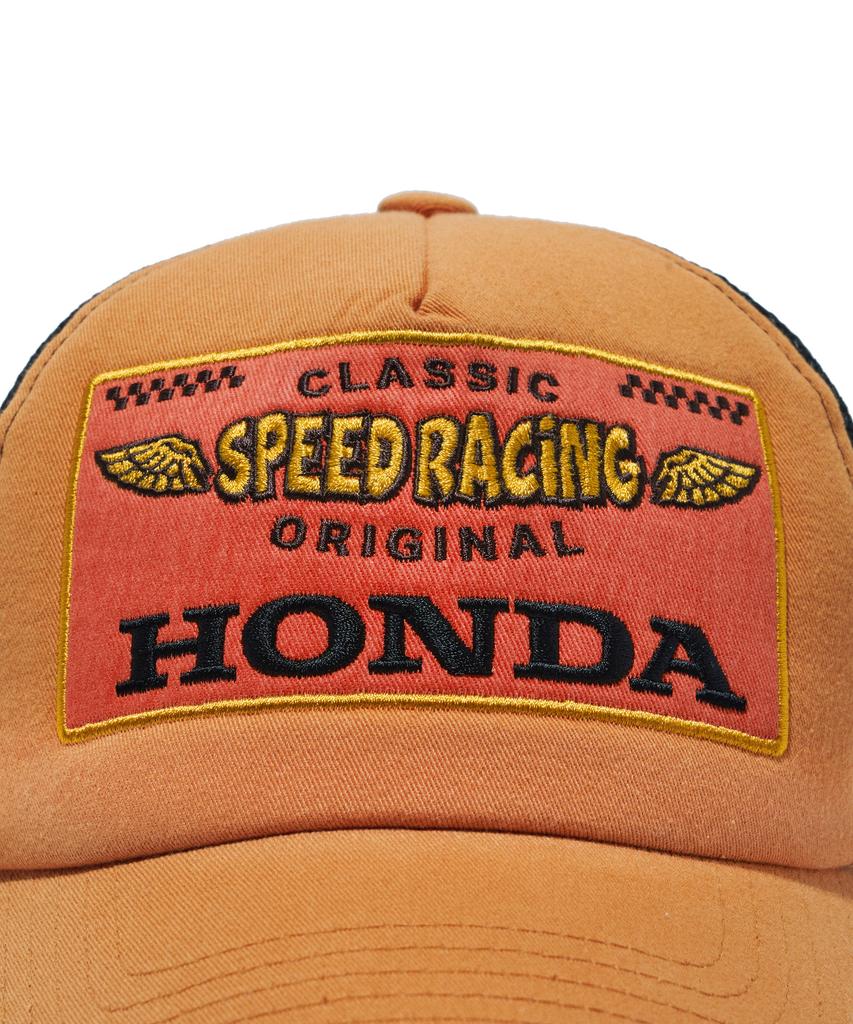 PHYPS МОТОЦИКЛ Honda Speed Racing Сетчатая кепка Оранжевая