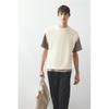 H M Regular Fit Sweater Vest creaM