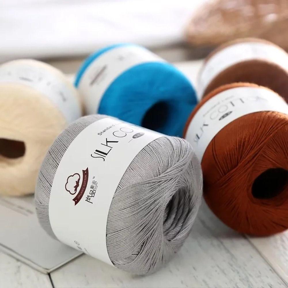 Мягкий Молочный Хлопок DIY Пряжа для Вязания Ручная Вязка Крючком Вязание Рукоделие