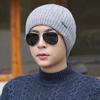 Новая зимняя шапка унисекс с добавлением флиса, теплая шапка, прямой дизайн, мягкая шапка-бини для мужчин и женщин, утепленная шапка для лыжного спорта, вязаная шапка