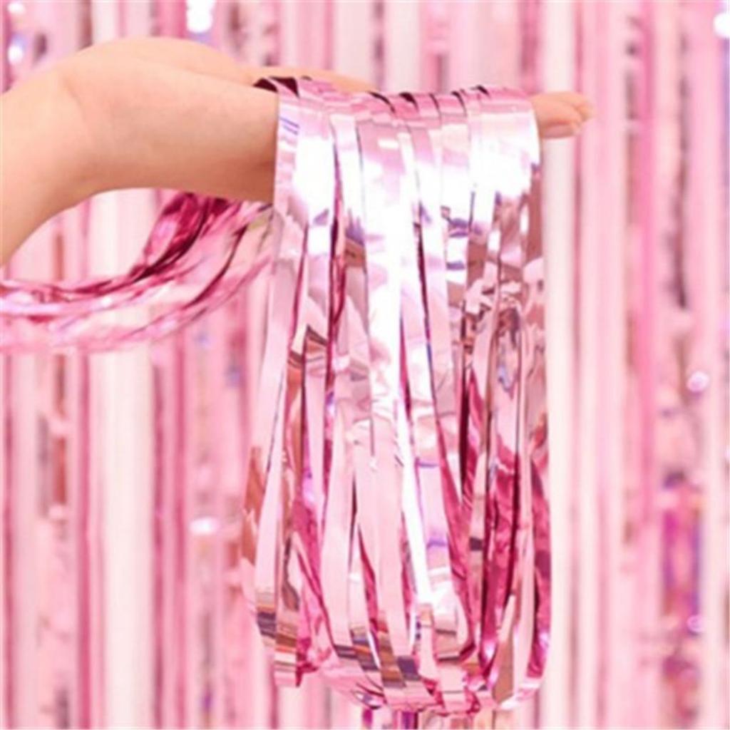 Блестящий занавес из мишуры 1×2 метра