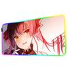 houshou marine Mouse Pad RGB Gaming Mousepad Big LED Pad PC Desk Mat Luminous Mouse Pad Large Keyboard Mats Table Rug With
