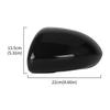 Door Wing Mirror Cover Caps For Vauxhall Corsa D Years 2006-2014 Corsa E Years 2014 2015 2016- Left/Right Side Gloss Black