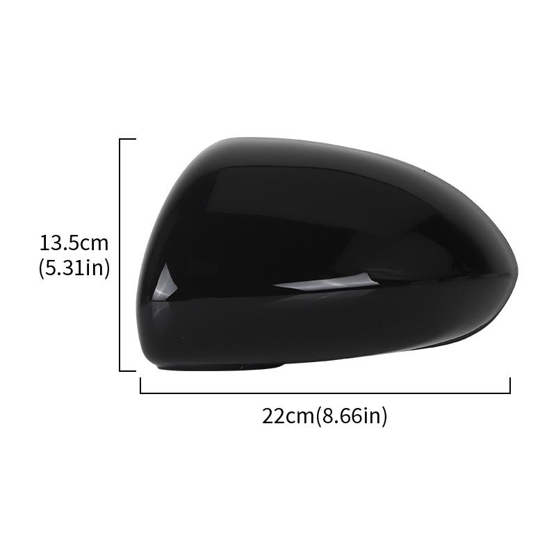 Door Wing Mirror Cover Caps For Vauxhall Corsa D Years 2006-2014 Corsa E Years 2014 2015 2016- Left/Right Side Gloss Black