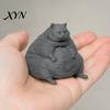 Минималистичная фигурка кошки, 3D-печать, толстая фигурка, современная сидящая статуэтка для украшения стола, коллекционная фигурка в форме животного, подарок для влюбленных, прочный
