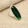 Chrome Diopside Gemstone Solid 925 Sterling Silver Handmade Jewelry Gift Ring