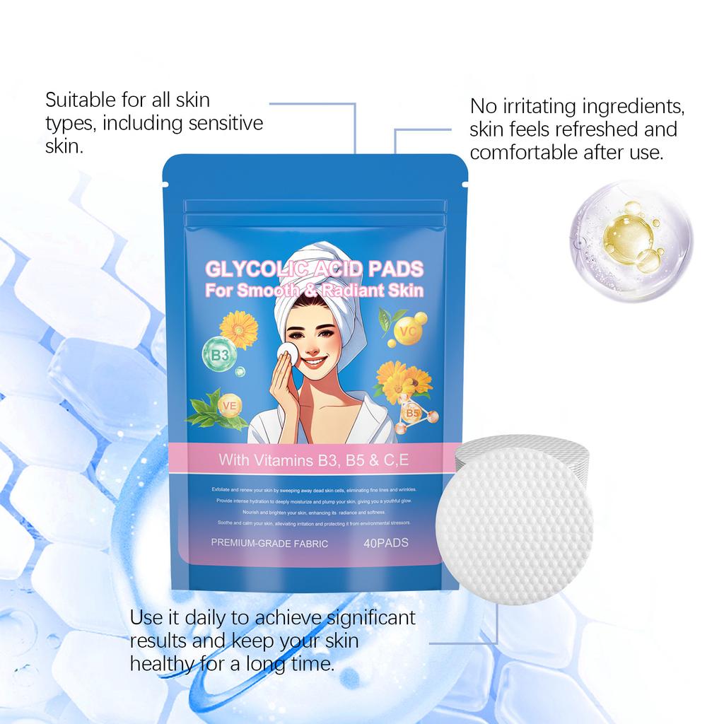 Гликолевый очиститель улучшает глубокое очищение и успокаивает питание тусклой и отбеливающей кожи 1 мл