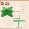 4/8pcs Plastic Deck Shims 4 Thickness Spacers Deck Building Shim Set 4 Height Variations Deck Gap Shims for Pool Ship