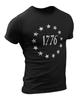 1776 American Flag We The People Constitution Shirts Patriotic Shirts For Men