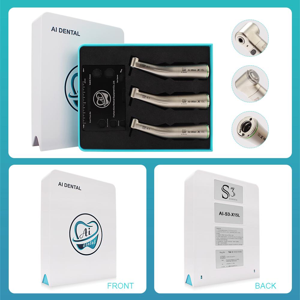 Стоматологический набор Contra Angle S3, оптоволоконный низкоскоростной наконечник, один внутренний распылитель воды с подключением E-типа для электродвигателя