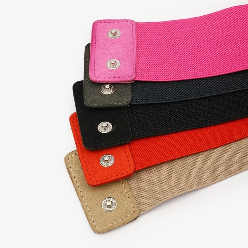 Large Flowers Stretch Waistband Elastic Corset Belt Fashion Waist Belt Dress Accessories
