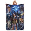 1PC Digimon Adventures  Winter Blankets for Adults Bedding Home Interior Sofa Knee