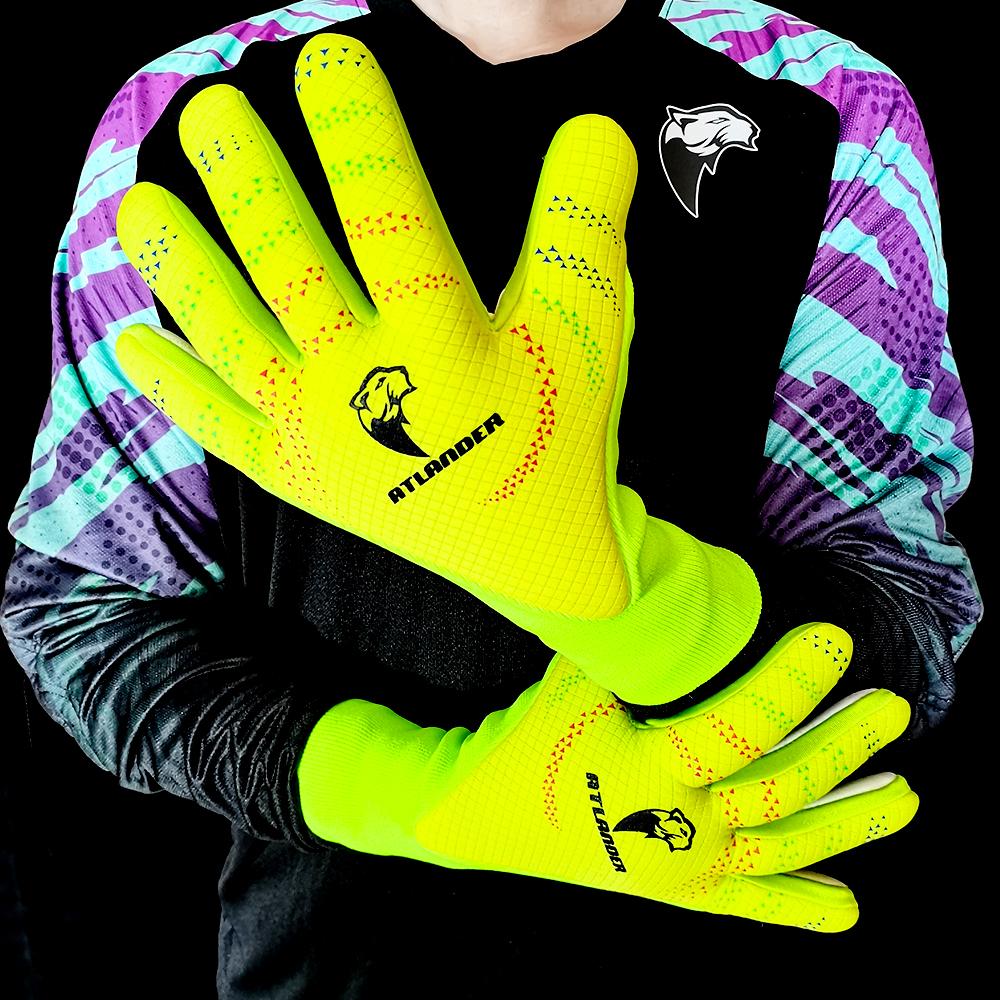 Профессиональные футбольные вратарские перчатки Латексная утолщенная защита Взрослые Детские Вратарские Детские Подростковые Вратарские Футбольные Перчатки