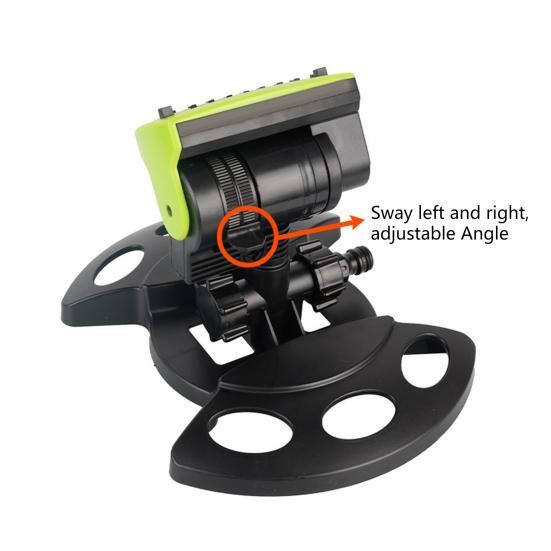 Мини-осцилляторный спринклер, вращение на 180 градусов, 16 насадок, герметичность, регулируемый, универсальный, простота установки