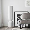 Nordic Modern Floor Lamp with LED Light Source Cloth Art Design White Silk Shade for Home Decor Living Room Restaurant Hotel