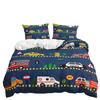 Bed Three-Piece Construction Car Racing Game Quilt Cover 3D Digital Printing Kit