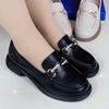 Кожаные мокасины женские летние 2024 года, новые рабочие туфли в британском стиле, кожаные туфли с одной педалью, туфли на плоской подошве с мягкой подошвой