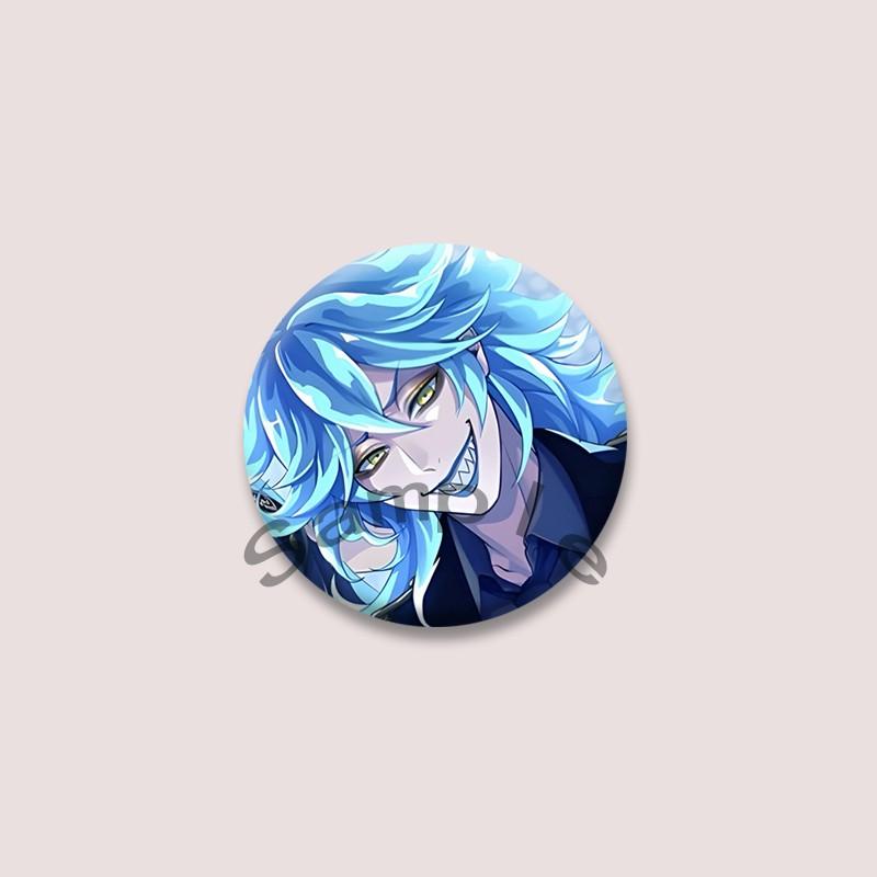Twisted Wonderland Игровые Аксессуары Броши Мультяшная Фигурка Идия Шрауд Круглые Значки Джинсовые Куртки Сумки Значки-Булавки Украшения Подарок