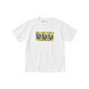 Uniqlo Футболка унисекс с принтом букв персонажа из серии Artist, с круглым вырезом, с коротким рукавом, Белый 449070-00