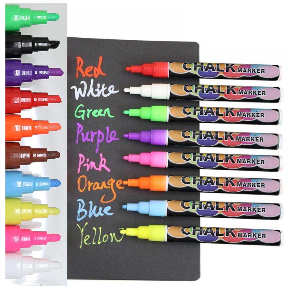 Markers Chalkboard Erasable Dustless Water Based Liquid Wet Erase Pen 6mm 2ML
