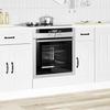 VidaXL Oven Cabinet Kalmar White Engineered Wood, Oven Unit, Kitchen Oven Cabinet, Oven Base Unit, 853517