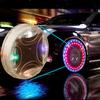 15 Mode Solar Energy Automatic Flash Led Car Wheel Tyre Valve Cap Light Lamp
