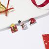3 шт./компл. рождественские броши винтажные праздничные милые мультяшные геометрические невыцветающие декоративные броши с бумажной карточкой Санта-Клауса