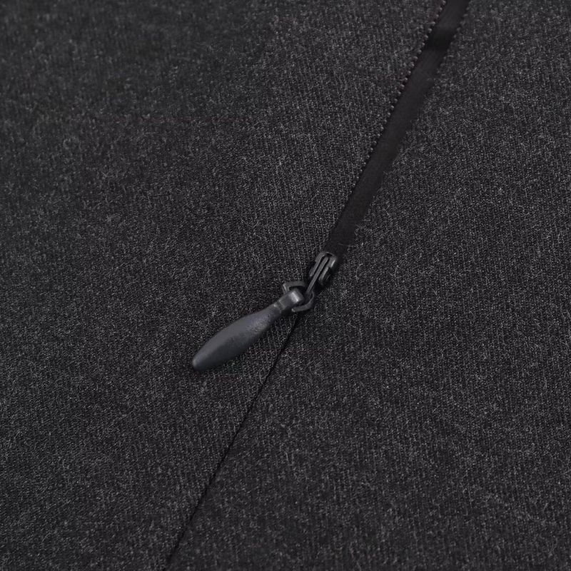 Kaslead New Arrival Women's Clothing Fashion Style Fashion Wide Pleated Hanging Collar Short Dress 9367557