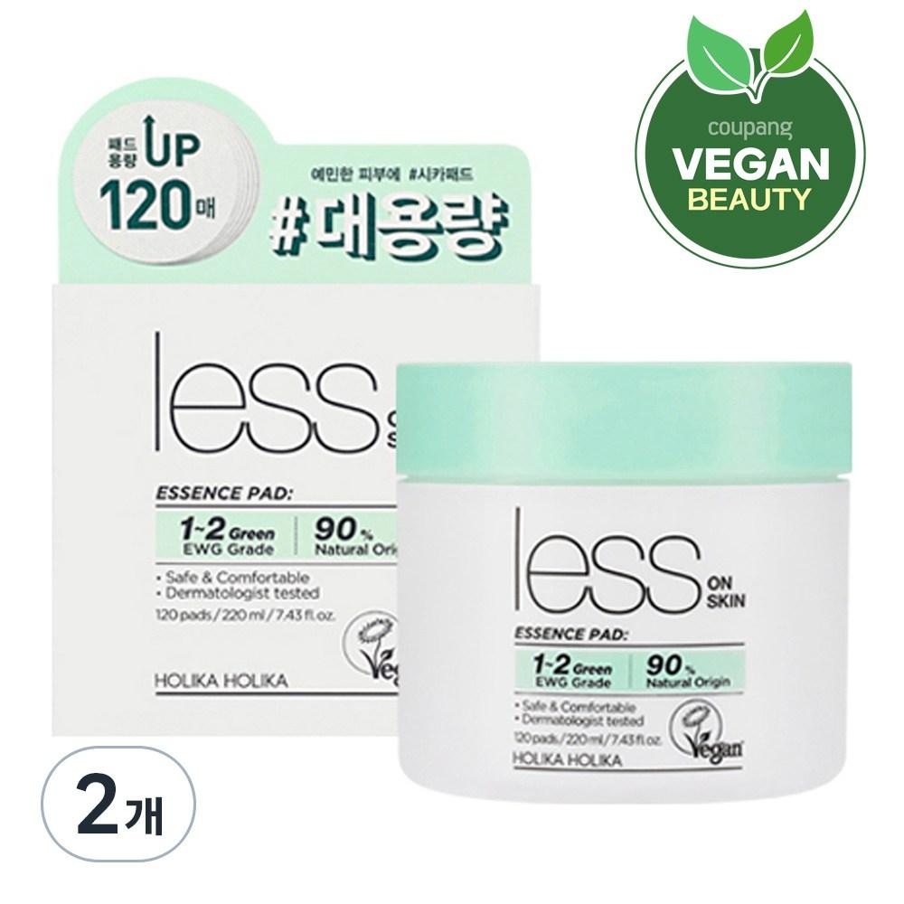 HOLIKA HOLIKA Подушечки Less On Skin Essence, 120 шт., 2 шт.