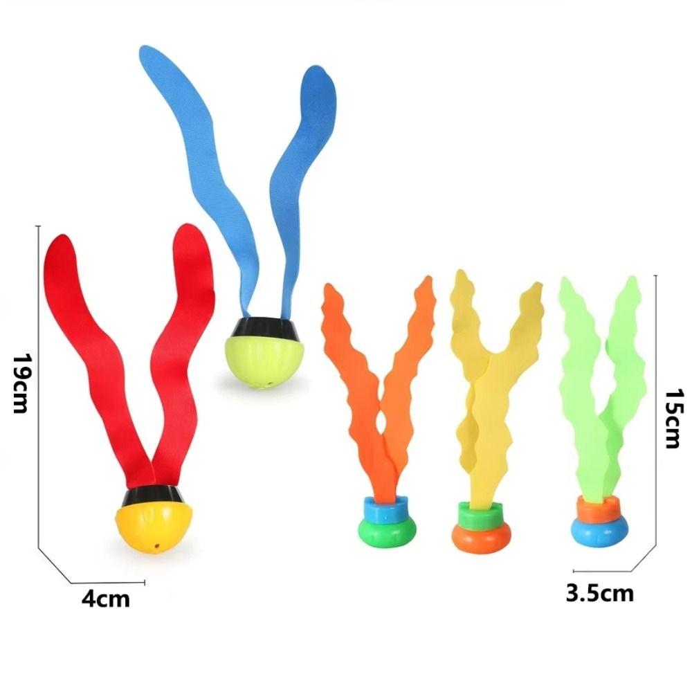 3PCS Bright Colors Diving Seaweed Toys Underwater Training Toys For Boys Girls