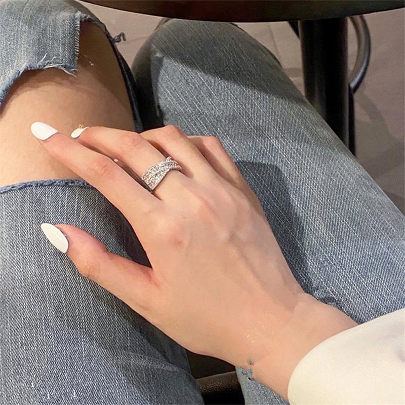 CC Luxury Rings for Women and Men White Cubic Zirconia Fashion Accessories Wedding Engagement Party Jewelry Drop Shipping CC3201