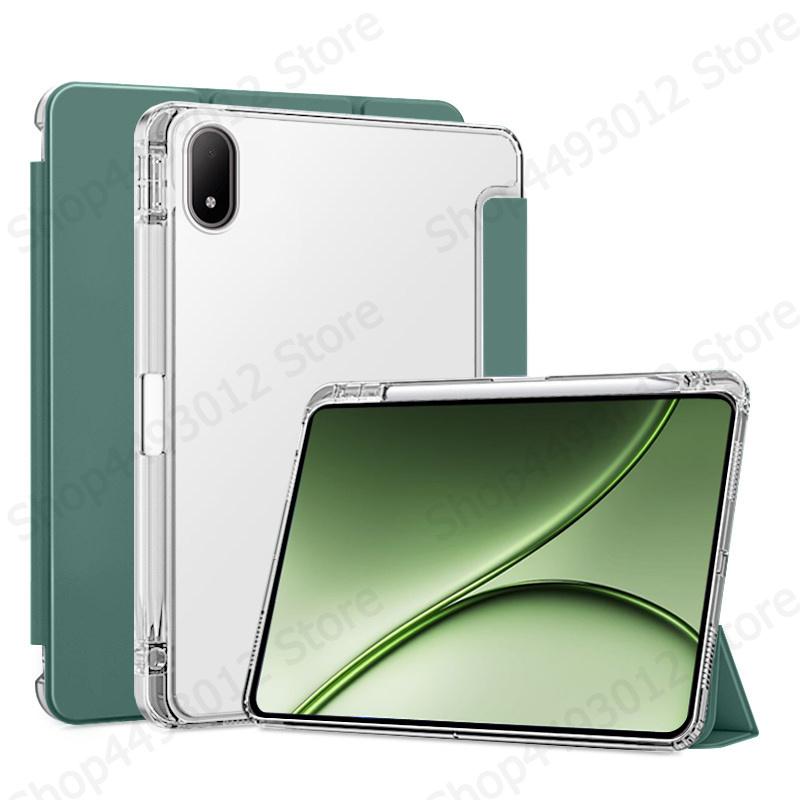 Чехол для Oneplus Pad 4 с держателем для стилуса, трехскладный, из кожи, с мягкой задней крышкой, подставка, чехол-книжка для планшета OnePlus Pad 4 Oneplus Pad4, 13.2 дюйма