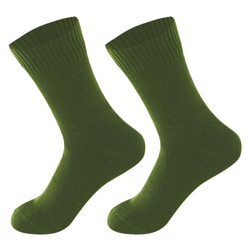 Unisex Mid Calf Ski Socks, Nylon Breathable Sweat Absorbent Winter Sports Socks for Men Women, 168N Terry Knit Thermal Socks