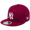 New Era 5950 Kids Cap White Logo Duck Canvas New York Yankees 11556992 Cardinal Snow White 6 12