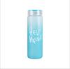 New Design Portable Multi-Colored Advertising Gift Cup Frosted Glass Water Bottle