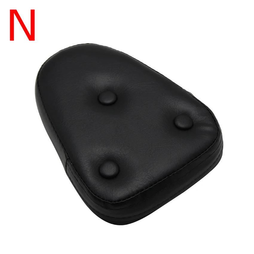 Universal Motorcycle Pillion Rear Backrest Sissy Bar Cushion Pad For Harley Honda Yamaha Suzuki Kawasaki Bobber Chopper Touring