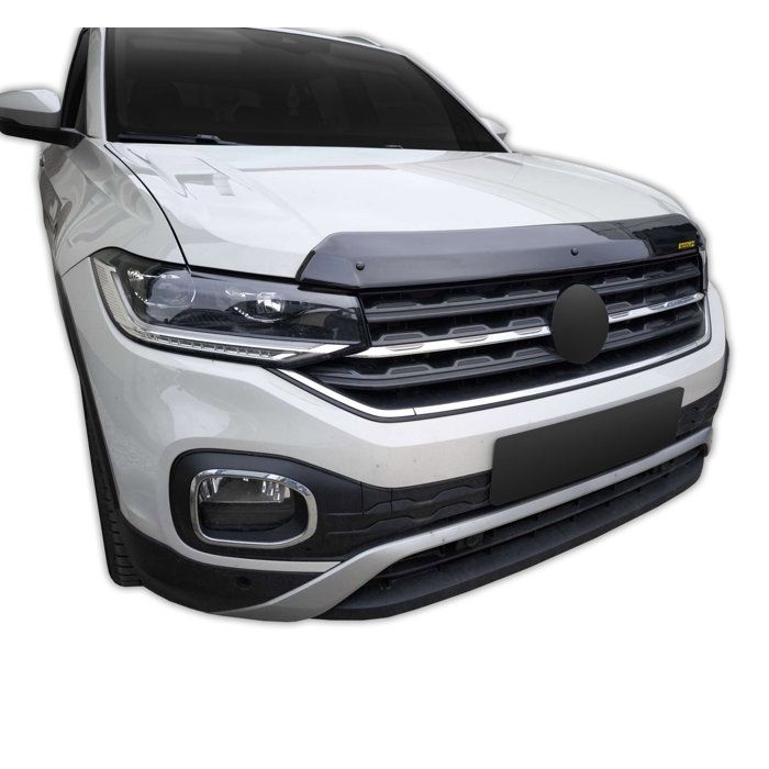 SCOUTT | Bra Capot Déflecteur Protection Pour Volkswagen T-Cross Depuis 2019, Aérodynamique, Assemblage Facile, Aucun perçage requis