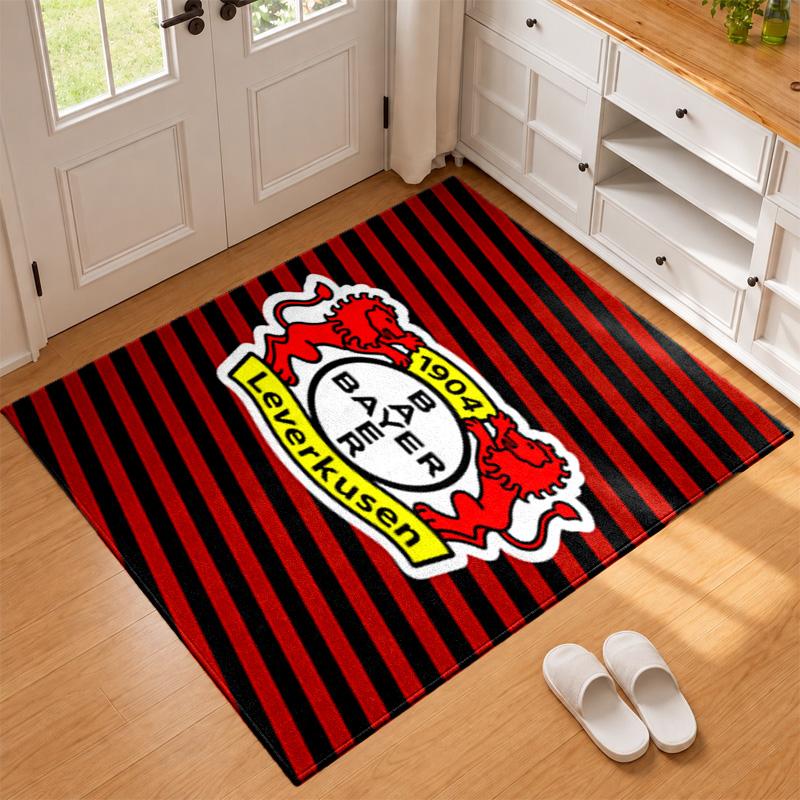 Bayer Leverkusen Carpet Door Mat for Living Room or Bedroom Protective Mat Under Chair Office Decoration Christmas Gift Birthday Present