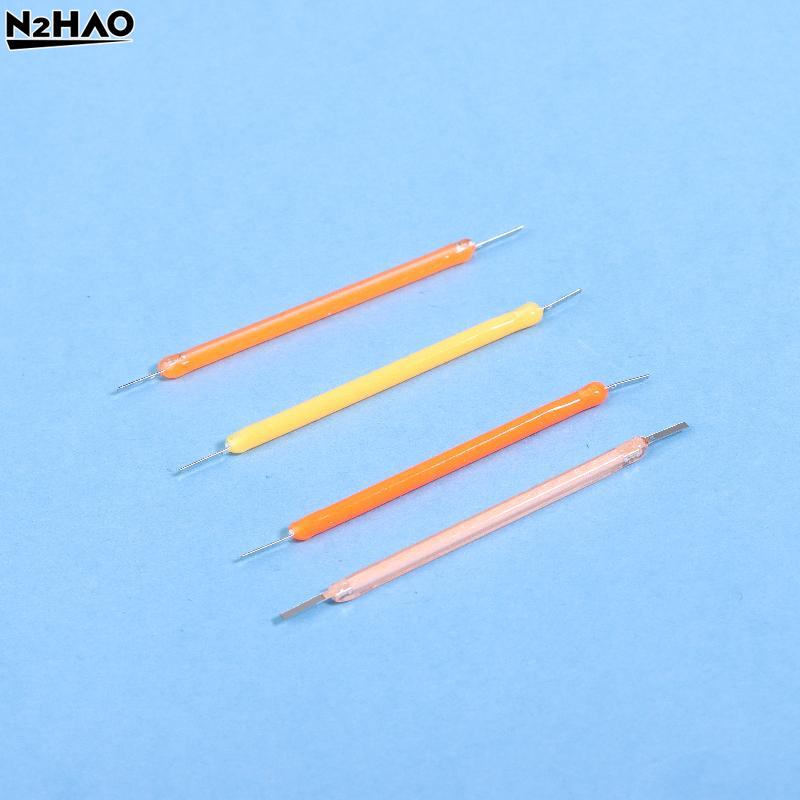 10pcs Silicone Edison Bulb LED Filament Lamp Parts 38mm DC3V LED Bead Incandescent Light Accessor Diode For Holiday Lighting DIY