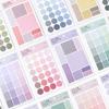 Yuezhen Multicolor Label Stickers - 4-Piece Set (Round, Square, Index Notes)