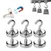 1pc Strong Magnetic Hooks Multi-Purpose Storage Hooks Home Kitchen Bar Storage Hooks Key Storage Hooks Bathroom Hangers KTY