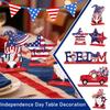 Six-piece Independence Day Wooden Ornaments, Desktop Home Decoration Crafts