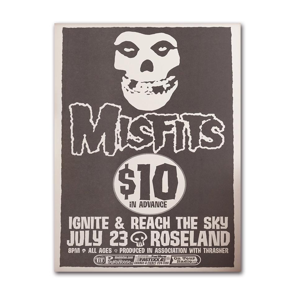 Винтажный хардкор хоррор панк The Misfits Живое фото Музыкальный концерт Арт постер Холст Живопись Настенные принты Картина Комната Декор для дома