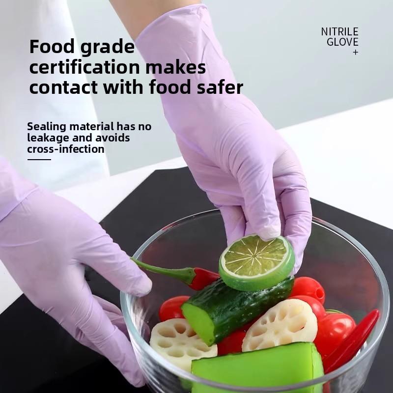 Прочные перчатки для мытья посуды на кухне, уборки дома, женские резиновые для работы по дому, одноразовые, короткий дизайн, водонепроницаемые