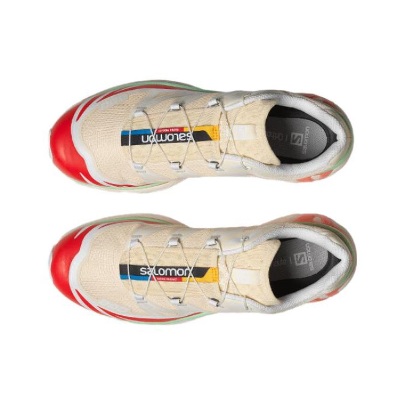SALOMON Кроссовки XT 6 'Песочное печенье Маково-красный Зеленый Пепельный' 472933