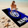 Personalized "Juventus FC Logo Art" Beach Towel Microfiber Beach Towel Thin Absorbent for Beach Swimming Yoga Bath Sports. 0910121
