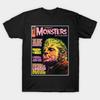 Мужская черная футболка с принтом Famous Monsters Of Filmland, печать на трансферной бумаге без вырезания, хлопковая футболка