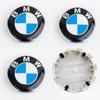 For BMW M E46 E90 E60 Car Sticker 4Pcs 56mm 68mm Car Wheel Hub Center Caps Corrosion Resistant Rim Hub Cover Emblems Auto Exterior Parts For BMW new
